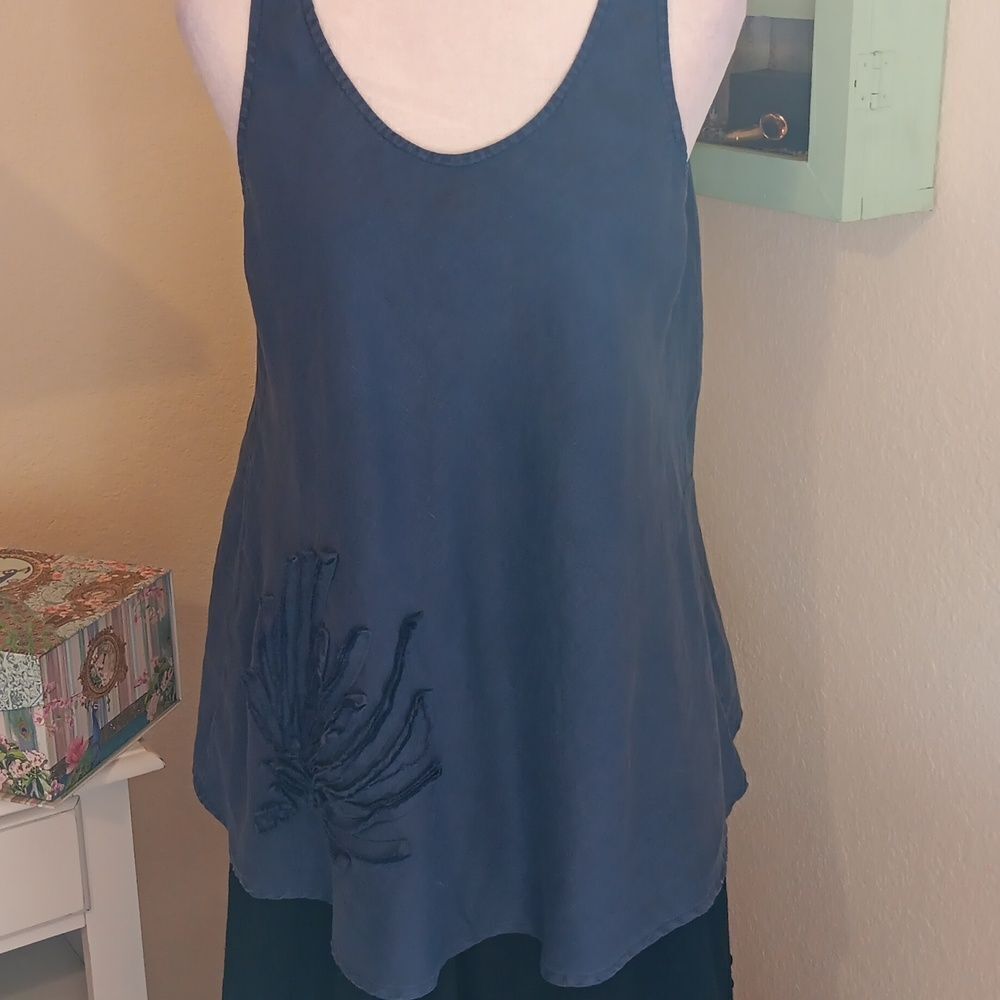 Kleen Linen Top. Coastal Cowgirl,  Linen, Beachy
